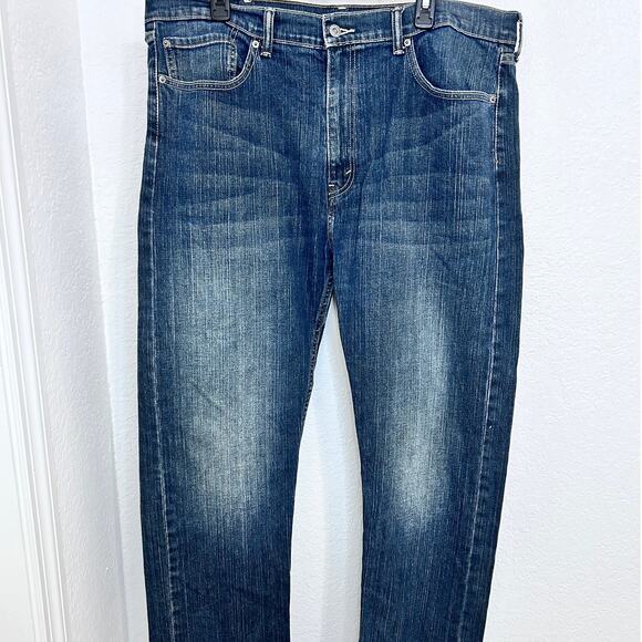 Levi's 505 Regular Straight Denim Pants Jeans Zip Fly Men's W38 L32 (00505-0277) - Picture 1 of 3